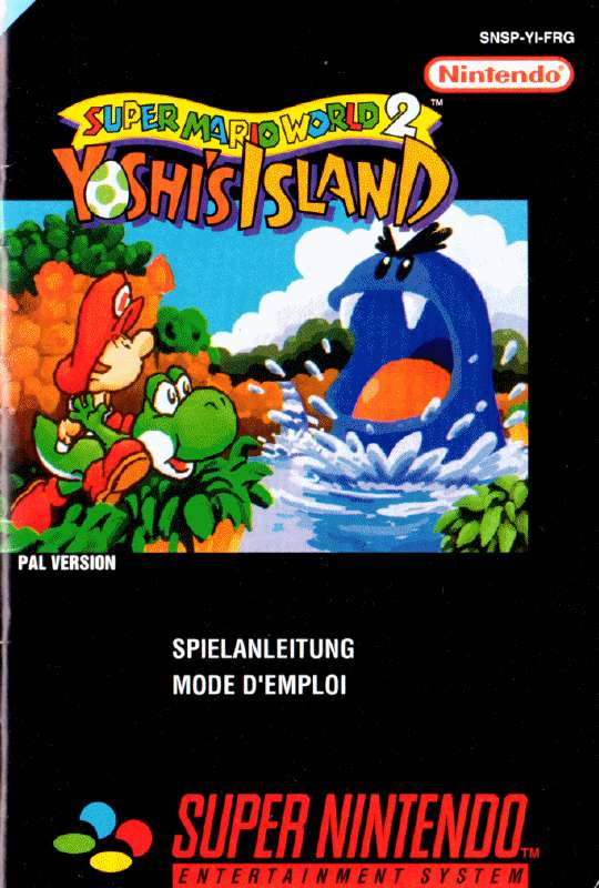 Guide utilisation  GAMES NINTENDO SUPER NES SUPER MARIO WORLD 2-YOSHI S ISLAND  de la marque GAMES NINTENDO SUPER NES