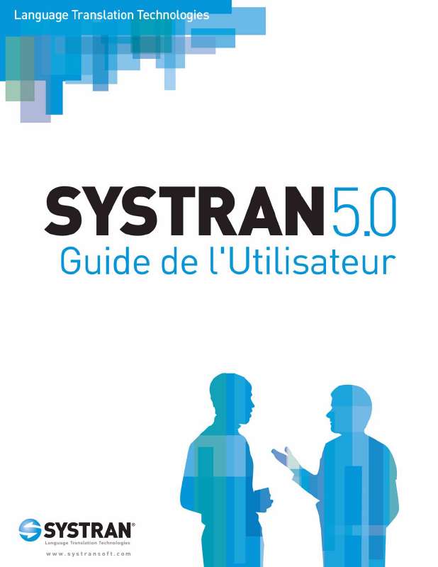 Guide utilisation  SYSTRAN SYSTRAN 5.0  de la marque SYSTRAN