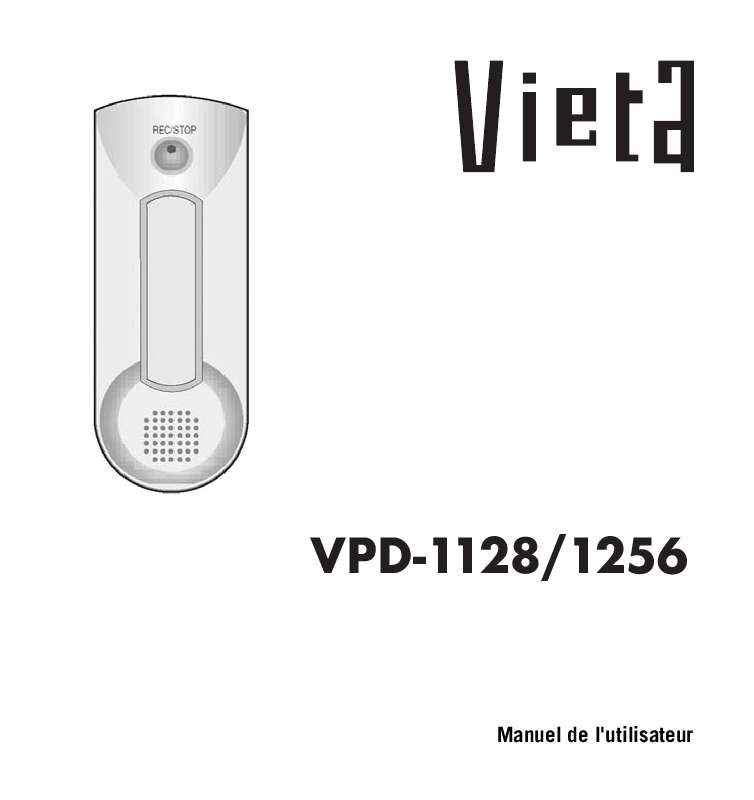 Guide utilisation  VIETA VPD-1256  de la marque VIETA