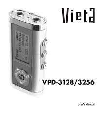 Notice VIETA VPD-3128 Lecteur audio portable