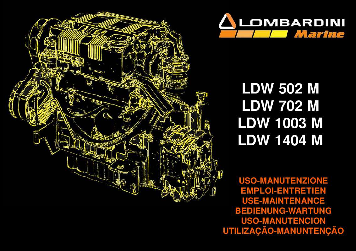 Guide utilisation  LOMBARDINI LDW1003M  de la marque LOMBARDINI