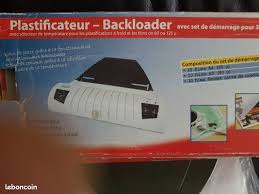 Notice BACKLOADER BAL 100 Plastifieuse