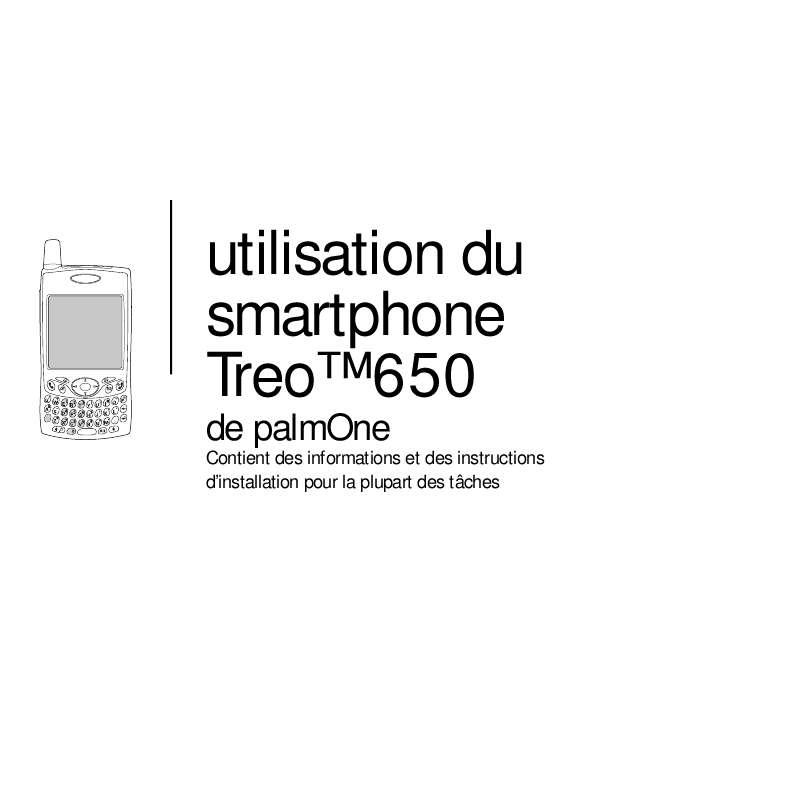 Guide utilisation TREO 650  de la marque TREO