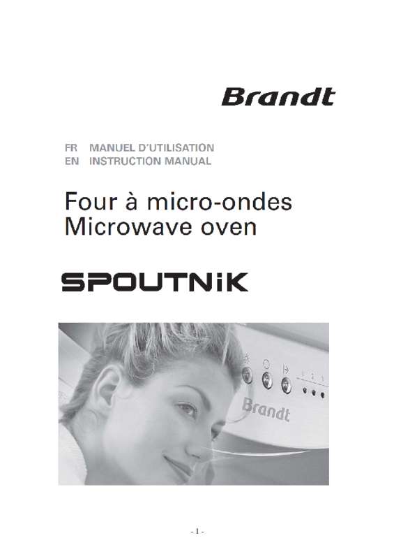 Guide utilisation BRANDT SPOUTNIK de la marque BRANDT