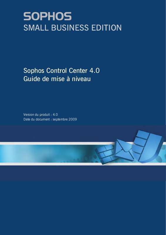 Guide utilisation  SOPHOS CONTROL CENTER 4.0  de la marque SOPHOS