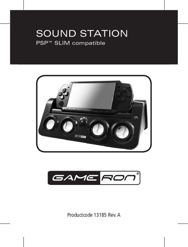 Guide utilisation  AWG SOUND STATION FOR PSP SLIM  de la marque AWG
