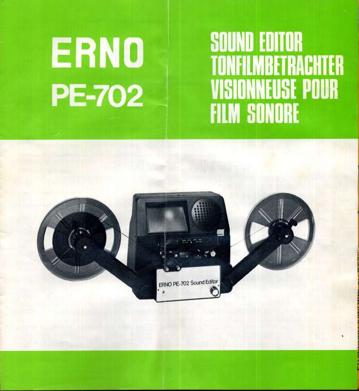 Guide utilisation  ERNO PE-702  de la marque ERNO