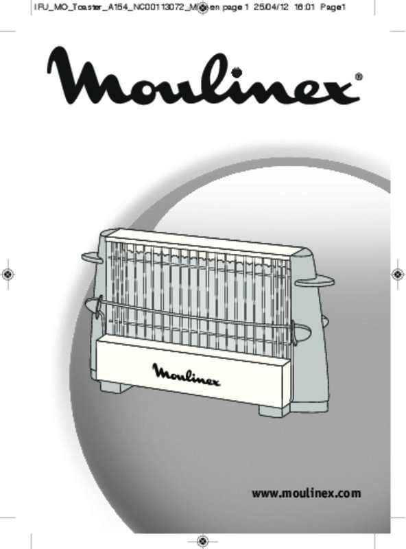 Guide utilisation MOULINEX A15453  de la marque MOULINEX
