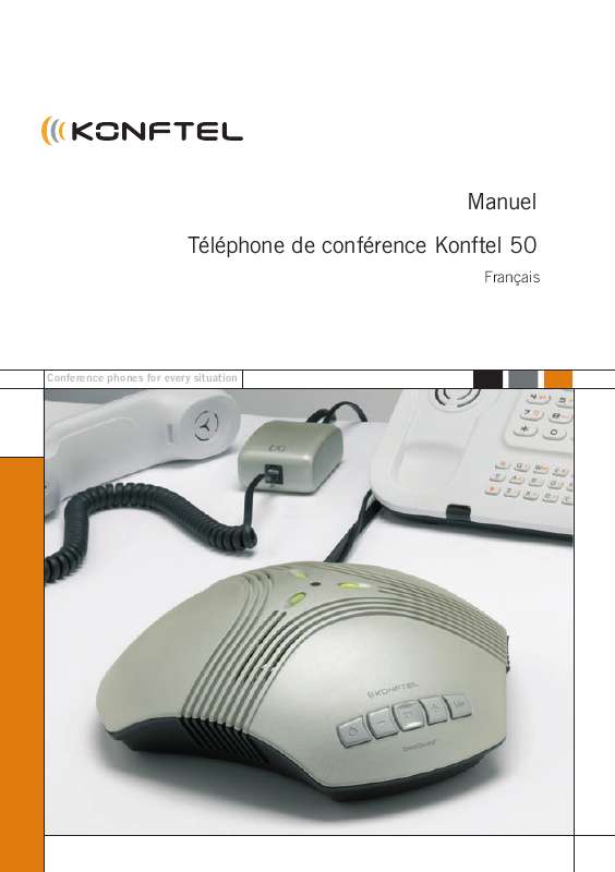 Guide utilisation KONFTEL 50  de la marque KONFTEL