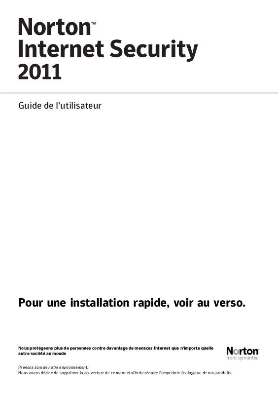 Guide utilisation  POWERQUEST INTERNET SECURITY 2011  de la marque POWERQUEST