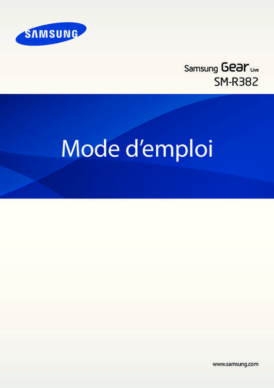 Guide utilisation SAMSUNG GEAR LIVE R3820 de la marque SAMSUNG
