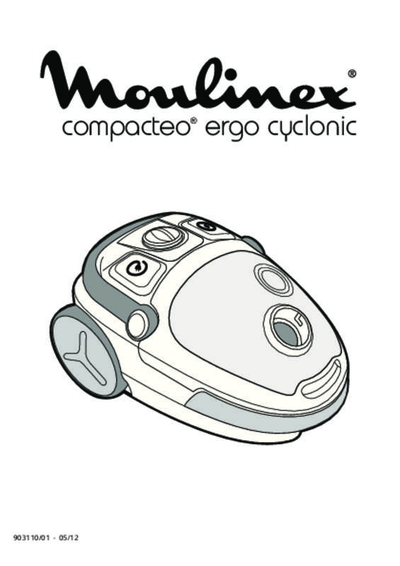 Guide utilisation MOULINEX MO5396PA COMPACTEO ERGO CYCLONIC de la marque MOULINEX