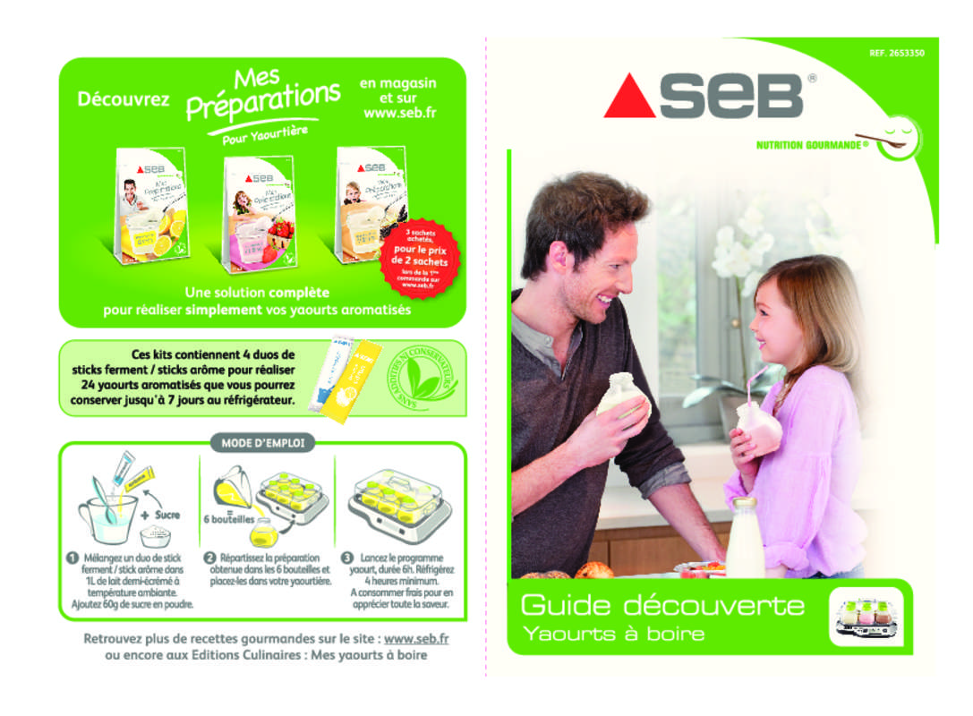Guide utilisation  SEB 2653349  de la marque SEB