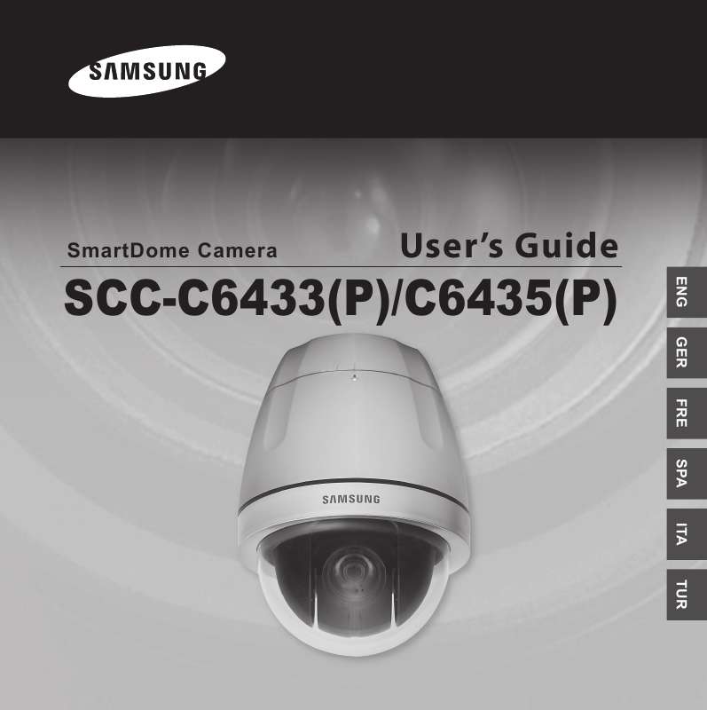 Guide utilisation SAMSUNG SCC-C6435P  de la marque SAMSUNG