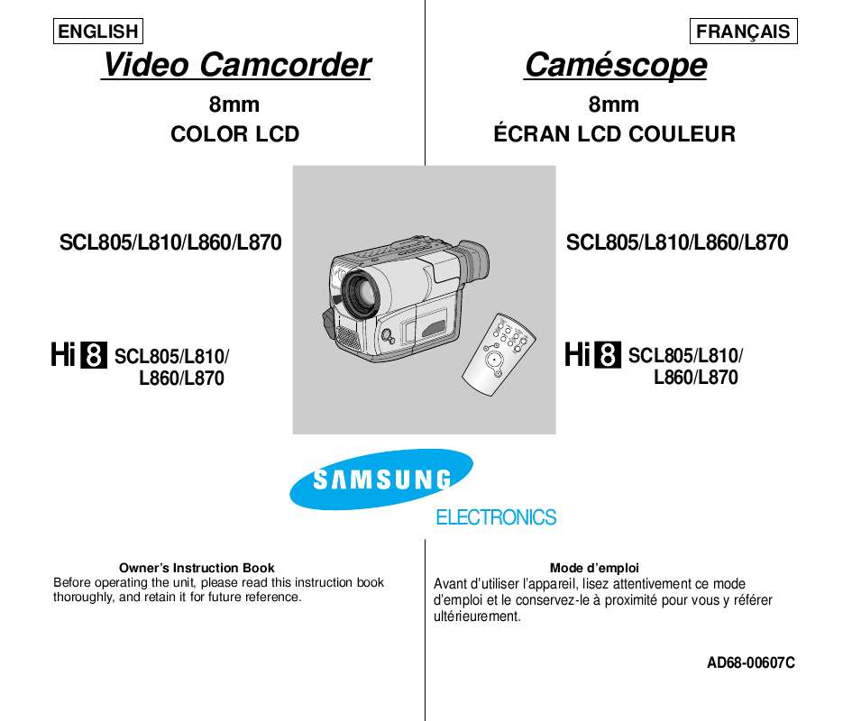 Guide utilisation SAMSUNG SC-L810  de la marque SAMSUNG