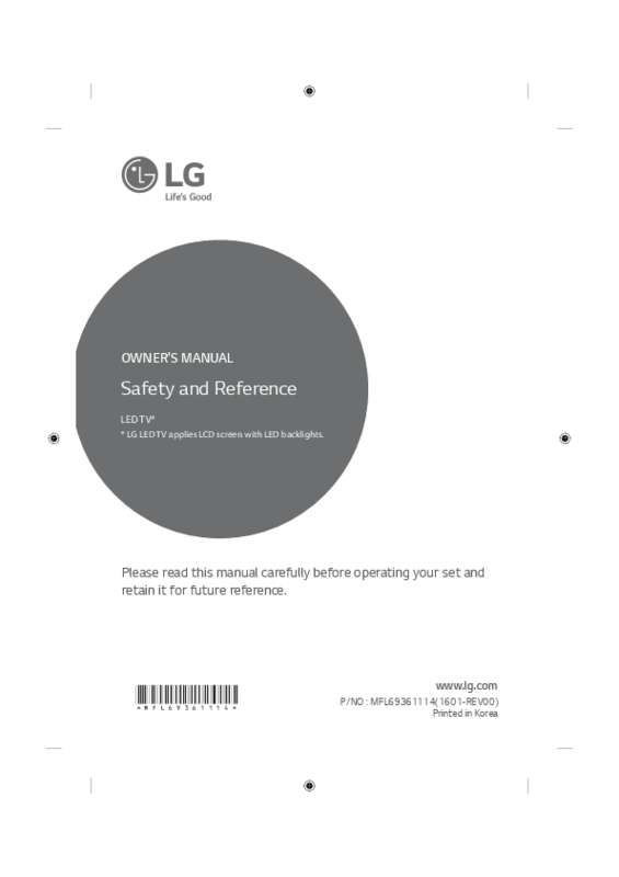 Guide utilisation LG 55UH850V  de la marque LG