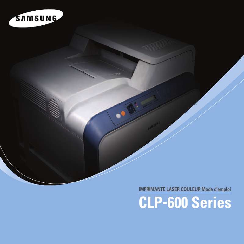 Guide utilisation SAMSUNG CLP-600N-XEU  de la marque SAMSUNG
