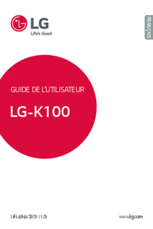 Guide utilisation LG K3  de la marque LG