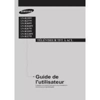 Guide utilisation SAMSUNG LN-R268W  de la marque SAMSUNG