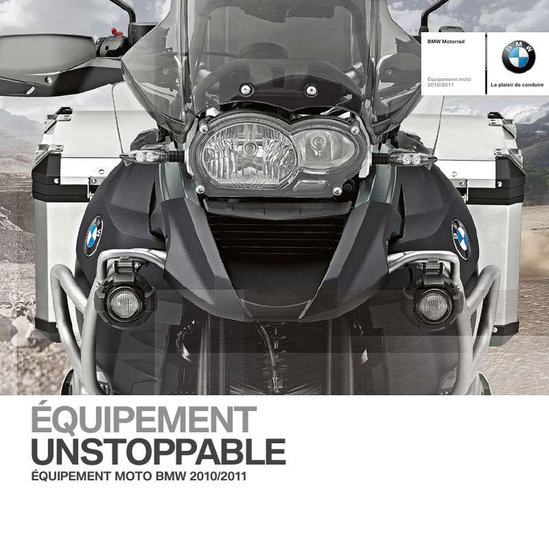 Guide utilisation BMW ÉQUIPEMENTS ET ACCESSOIRES MOTO  de la marque BMW