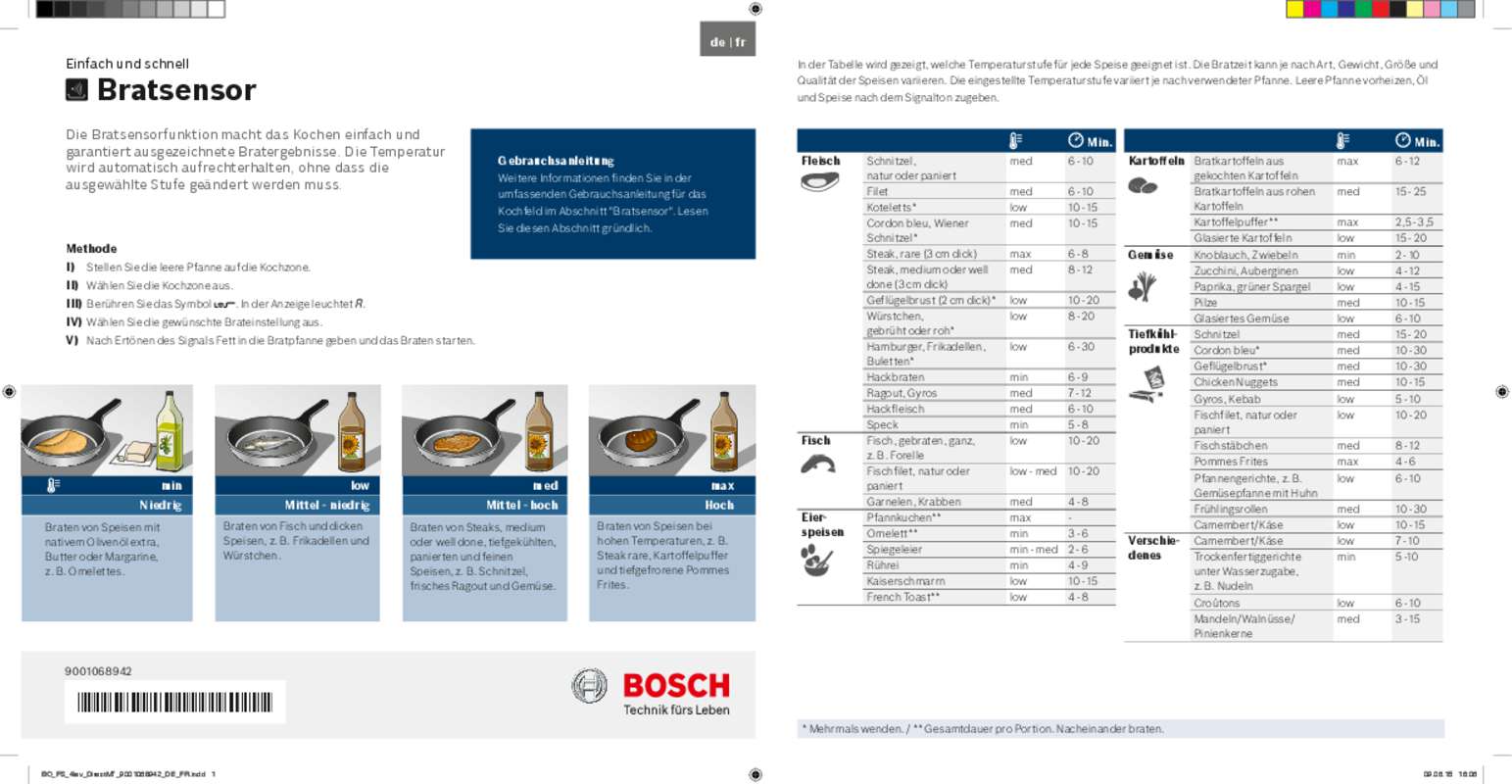 Guide utilisation BOSCH PXE831FC1E de la marque BOSCH