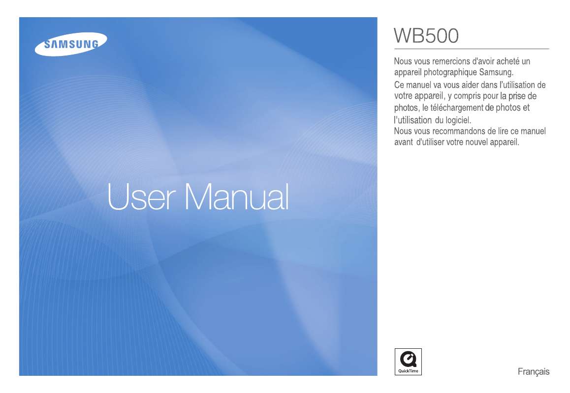 Guide utilisation SAMSUNG WB500  de la marque SAMSUNG
