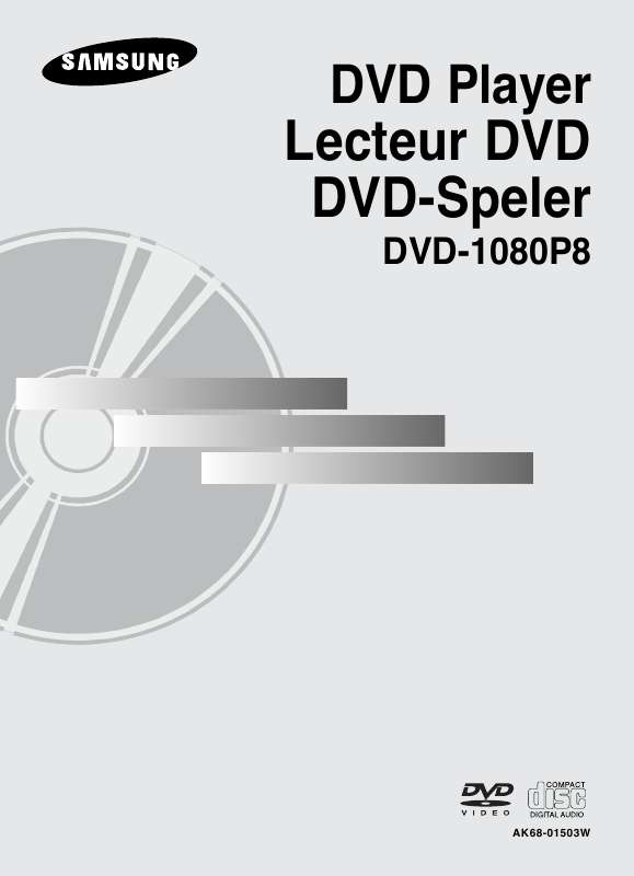 Guide utilisation SAMSUNG DVD-1080P8  de la marque SAMSUNG