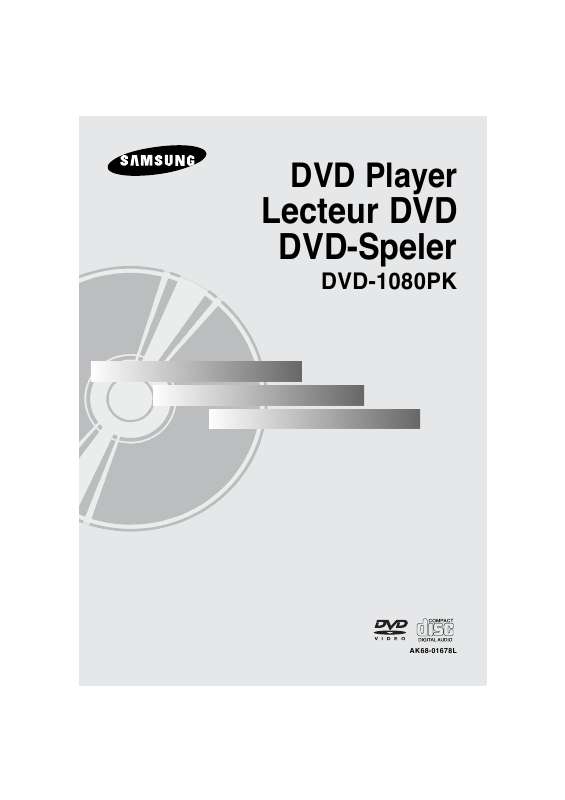 Guide utilisation SAMSUNG DVD-1080PK  de la marque SAMSUNG
