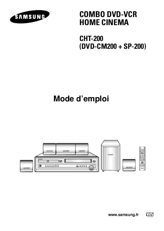 Guide utilisation SAMSUNG DVD-CM200  de la marque SAMSUNG