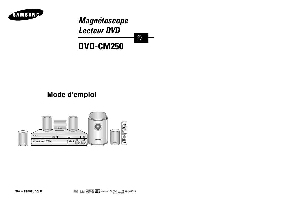 Guide utilisation SAMSUNG DVD-CM250  de la marque SAMSUNG