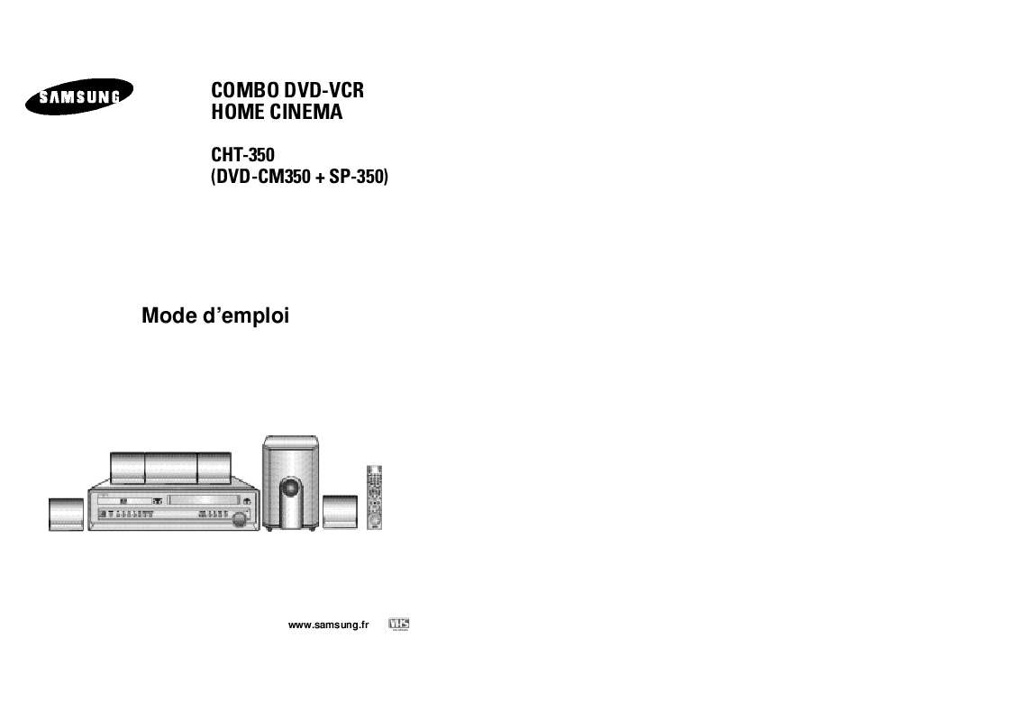 Guide utilisation SAMSUNG DVD-CM350  de la marque SAMSUNG