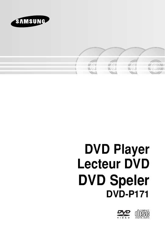 Guide utilisation SAMSUNG DVD-P171  de la marque SAMSUNG