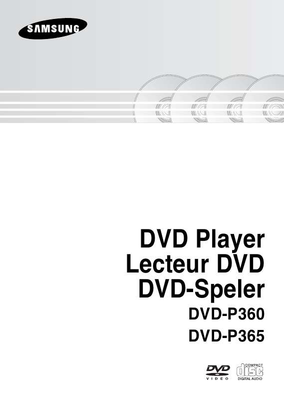 Guide utilisation SAMSUNG DVD-P360  de la marque SAMSUNG