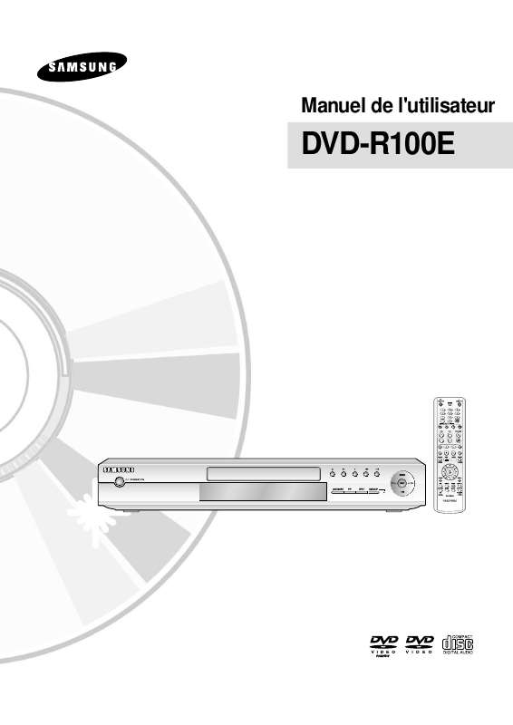 Guide utilisation SAMSUNG DVD-R100E  de la marque SAMSUNG