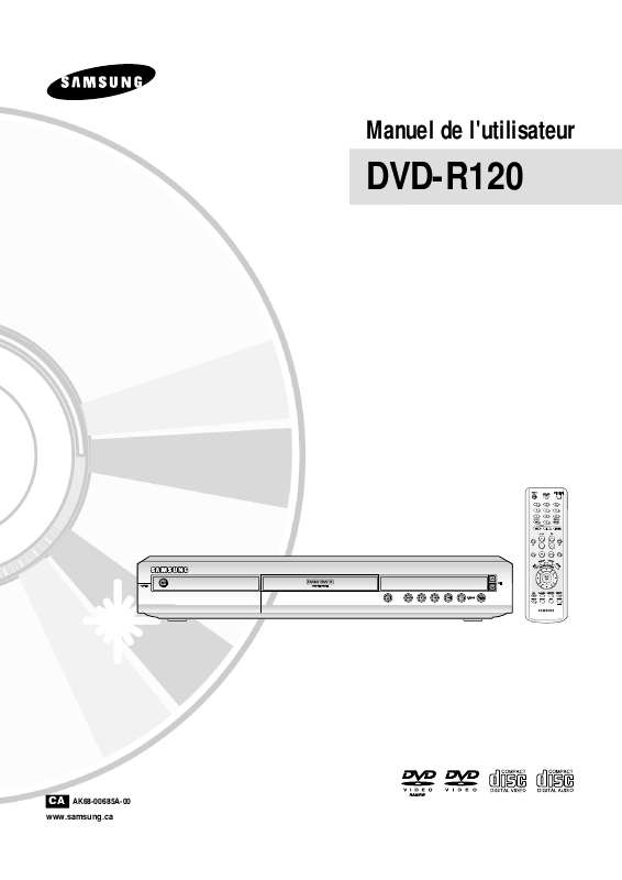 Guide utilisation SAMSUNG DVD-R120  de la marque SAMSUNG