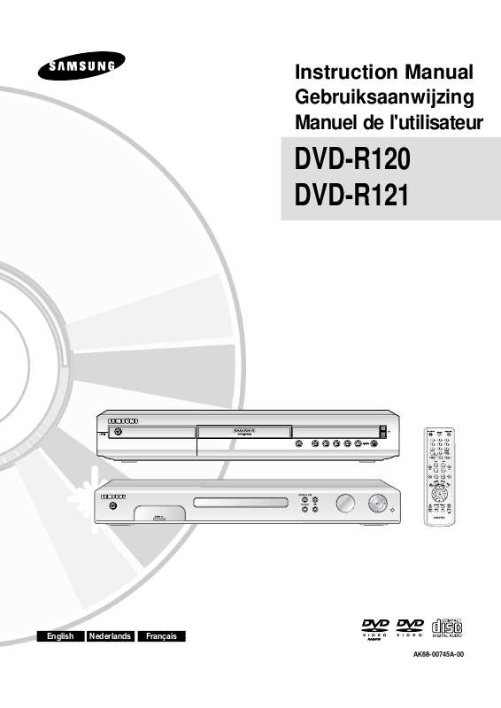 Guide utilisation SAMSUNG DVD-R121  de la marque SAMSUNG