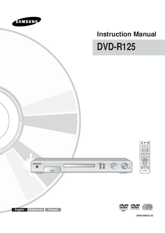 Guide utilisation SAMSUNG DVD-R125P  de la marque SAMSUNG