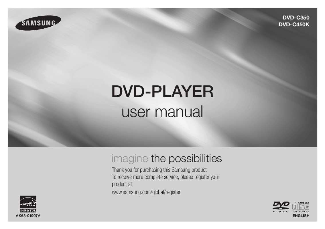 Guide utilisation SAMSUNG DVD-C350  de la marque SAMSUNG