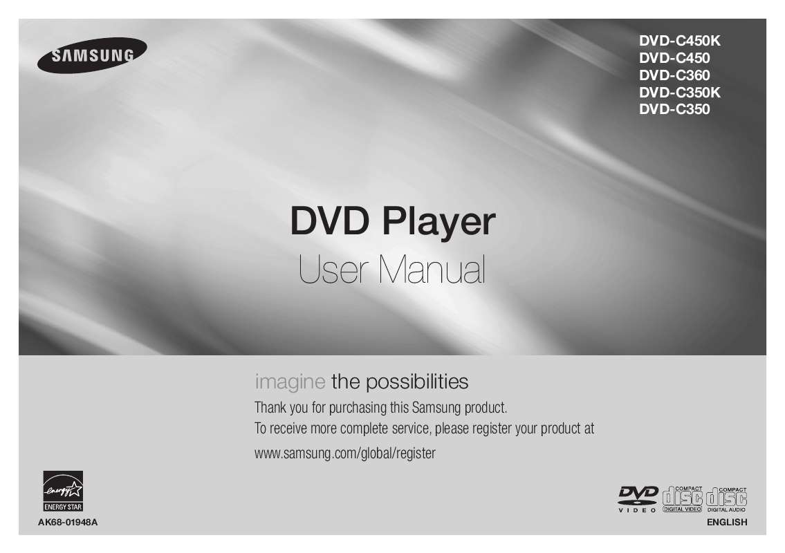 Guide utilisation SAMSUNG DVD-C350K  de la marque SAMSUNG