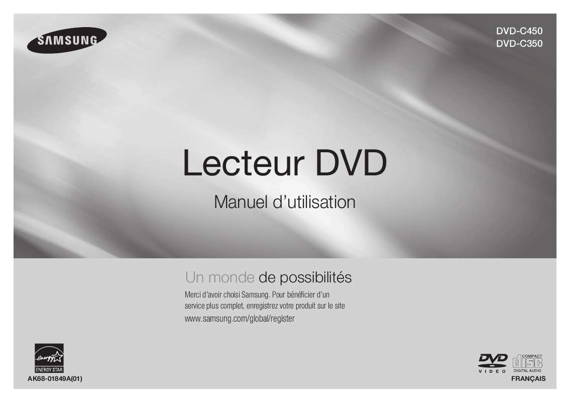 Guide utilisation SAMSUNG DVD-C450  de la marque SAMSUNG