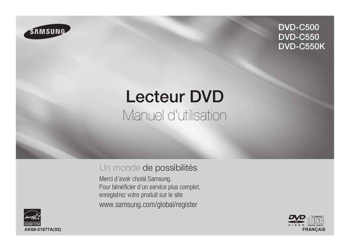 Guide utilisation SAMSUNG DVD-C510  de la marque SAMSUNG
