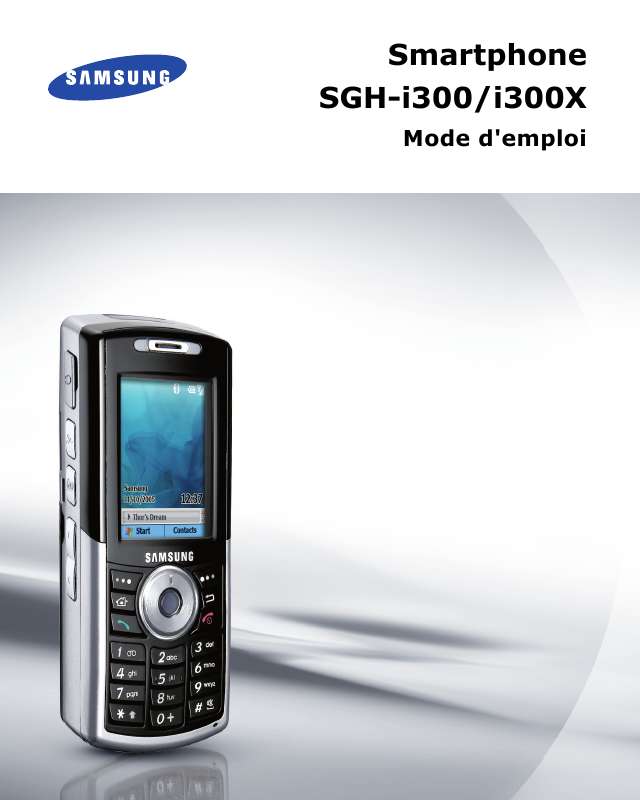 Guide utilisation SAMSUNG SGH-I300  de la marque SAMSUNG