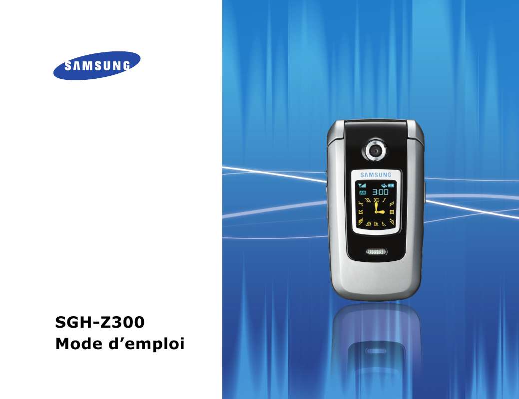 Guide utilisation SAMSUNG SGH-Z300  de la marque SAMSUNG