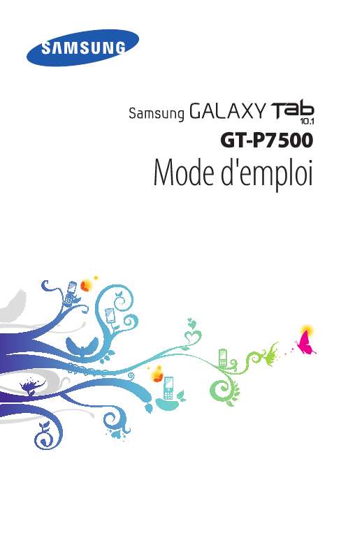 Guide utilisation SAMSUNG GT-P7500  de la marque SAMSUNG