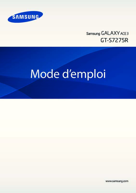 Guide utilisation SAMSUNG GALAXY ACE 3  de la marque SAMSUNG