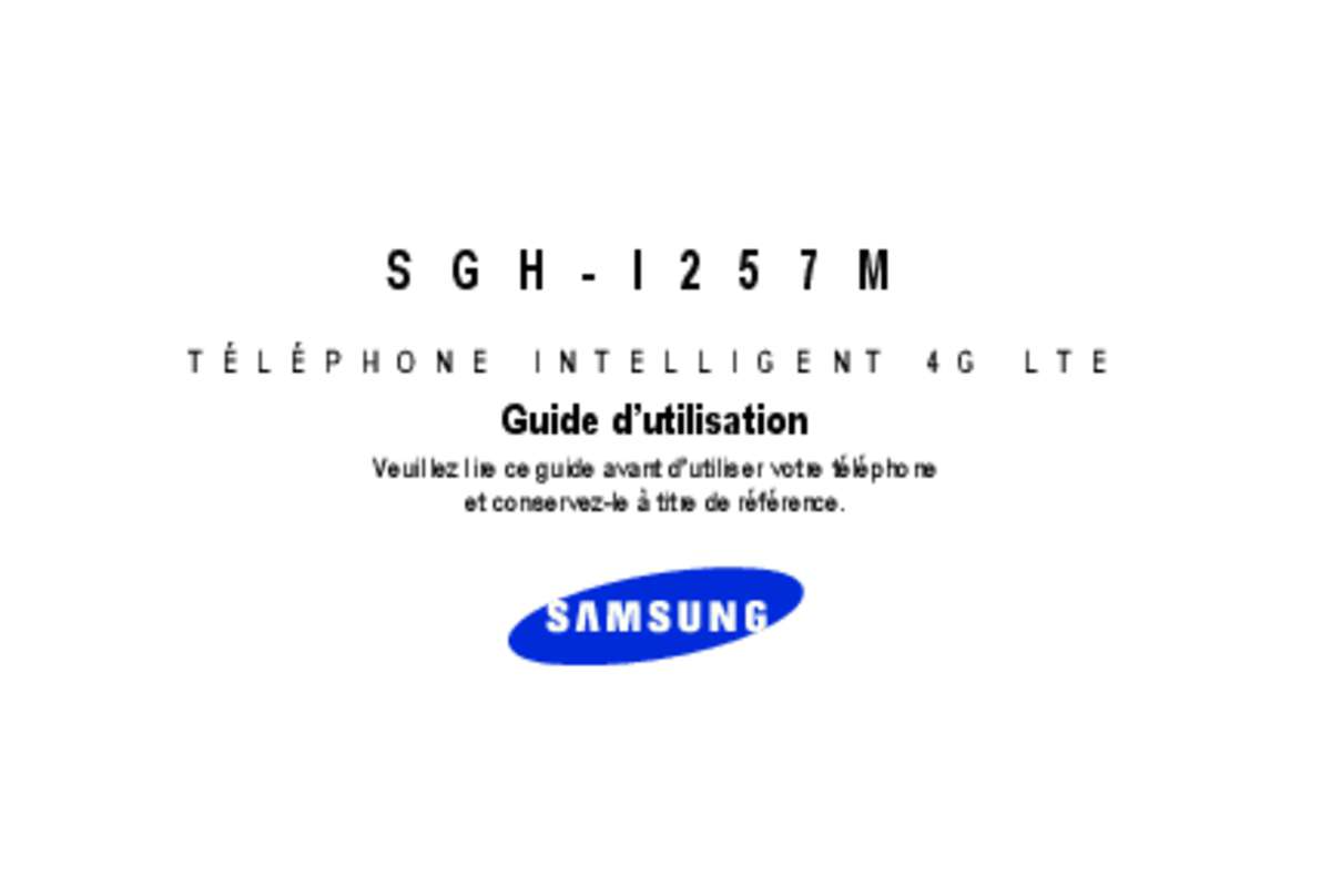 Guide utilisation SAMSUNG SGH-I257M  de la marque SAMSUNG