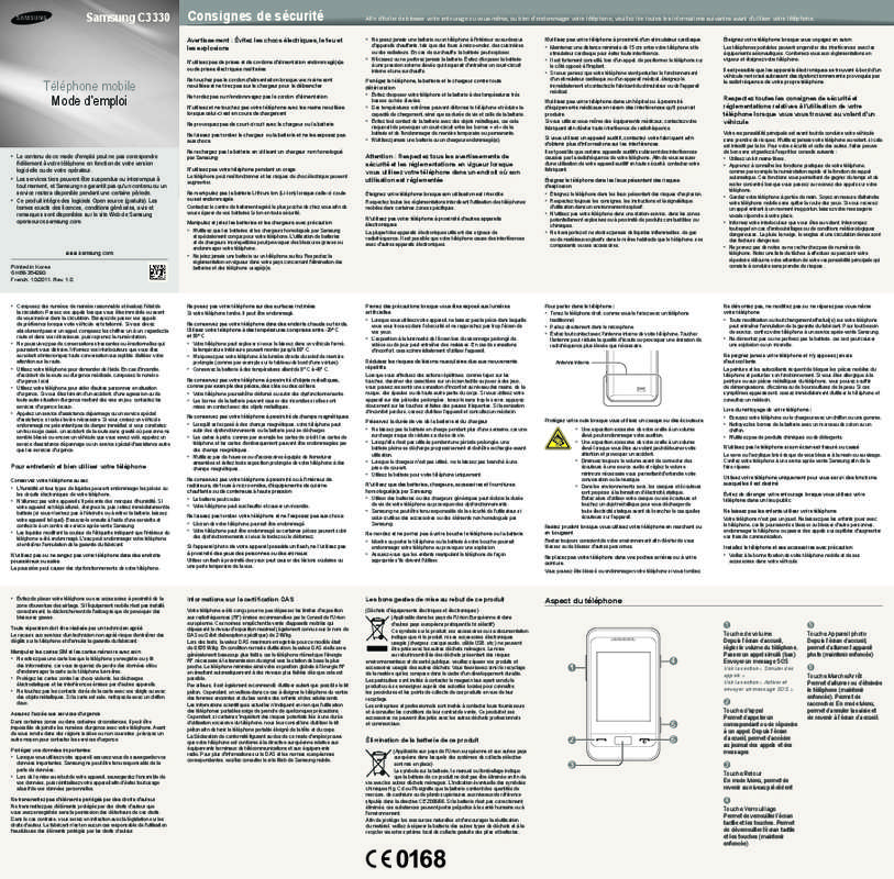 Guide utilisation SAMSUNG GT-C3330  de la marque SAMSUNG