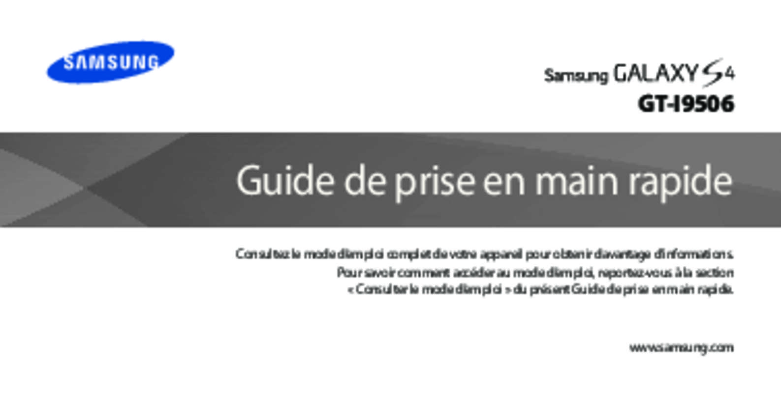 Guide utilisation SAMSUNG GT-I9506  de la marque SAMSUNG