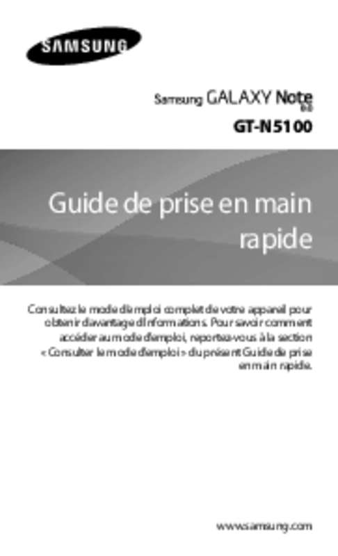 Guide utilisation SAMSUNG GT-N5100  de la marque SAMSUNG