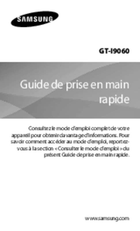 Guide utilisation SAMSUNG GT-I9060I  de la marque SAMSUNG